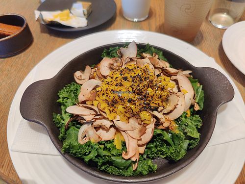 Vegan scrambled eggs at Balcon Tokyo in Tokyo