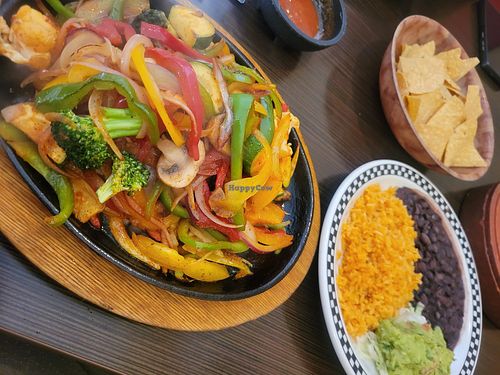 Veggie fajitas at La Posada Real  in Reno