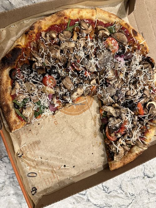   at Blaze Pizza in Rowlett