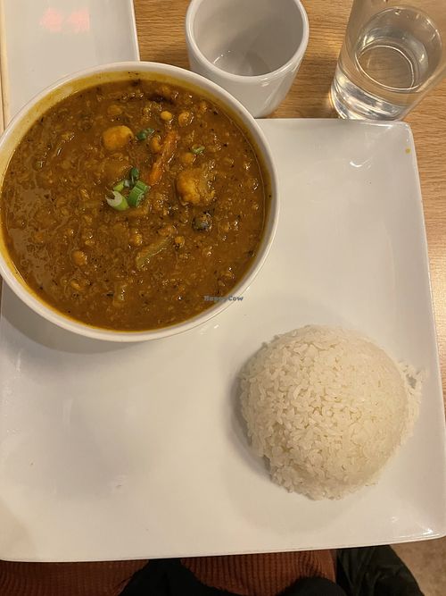 Vegetable lentil soup   at Lime House in Amherst