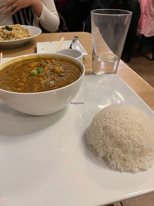 Vegetable lentil soup   at Lime House in Amherst