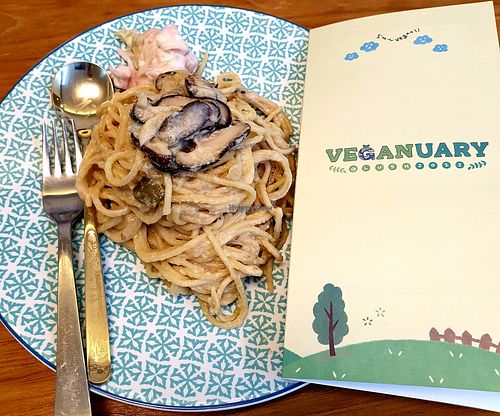 #veganuary taking part in Lush Korea promo at Villa De Costes in Seoul