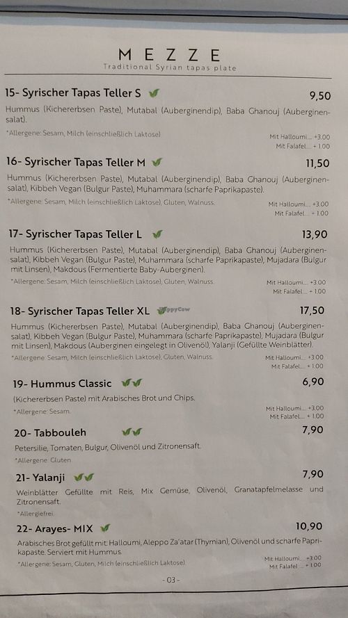 Mezze at HIMMEL 8 in Berlin