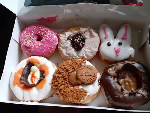 Easter donuts at Big Fat Donut Co in Gateshead