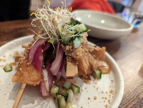 Tofu skewers at Monsoon in Launceston