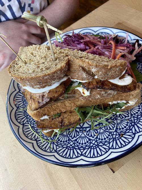 TLT and coleslaw   at The Magic Sunflower in Dronfield