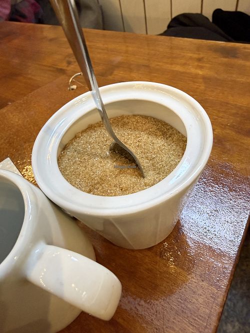 table  at Café Rotkehlchen - Merowingerstraße in Cologne