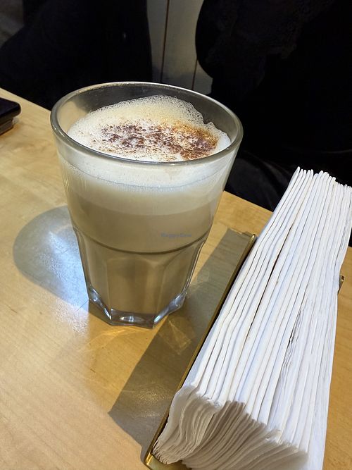 chai latte  at Café Rotkehlchen - Merowingerstraße in Cologne