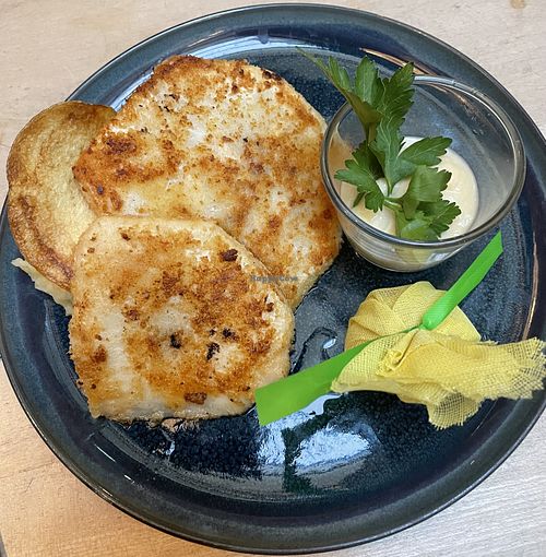 Vegan celery schnitzel   at Tegernseer Tal in Munich