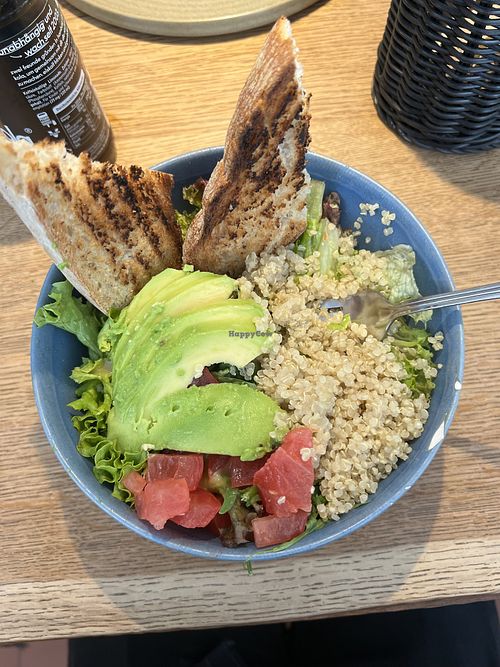 Avocado Quinoa bowl   at Café Friedrichs in Berlin