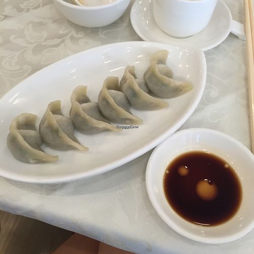 Veggie and mushroom dumplings at Kung Tak Lam - Shatin in New Territories