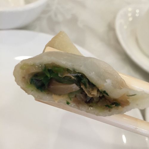 Veggie and mushroom dumplings  at Kung Tak Lam - Shatin in New Territories