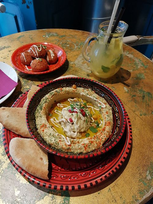  at KAFKA Hummus Café  in Prague