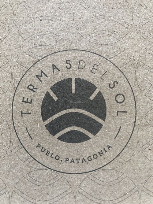 Logo  at Termas del sol in Cochamo