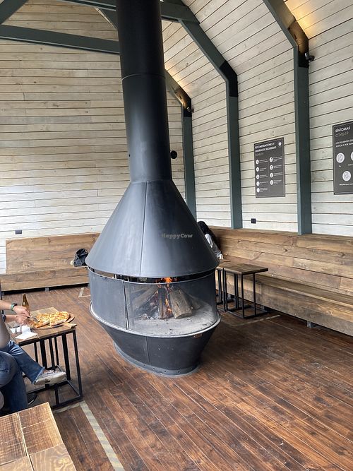 Restaurant   at Termas del sol in Cochamo