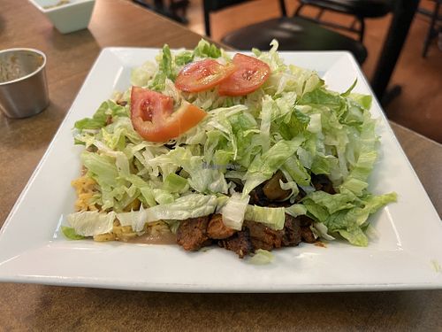 Order the super burrito as a bowl.😄#Veganuary at Quesadilla La Reina Del Sur in Chicago