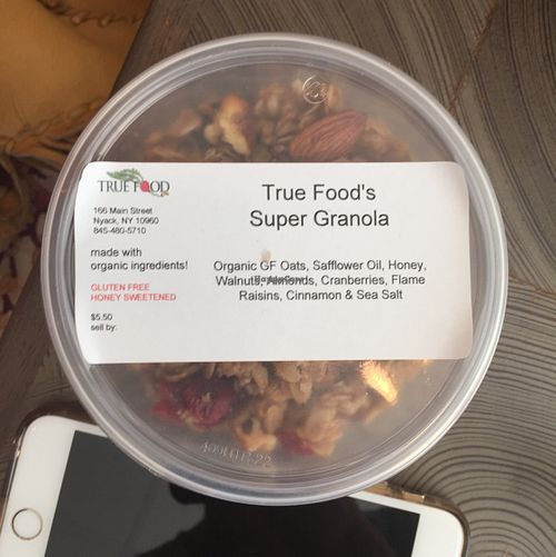 Granola for sale at The Wild Radish in Nyack
