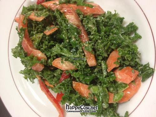 Kale slaw with peanut dressing at The Wild Radish in Nyack