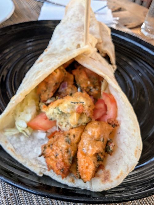 Falafel wrap at The Plants in Zanzibar