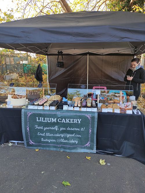 We participate to the Chiswick food market as well at Lilium Cakery in North West London