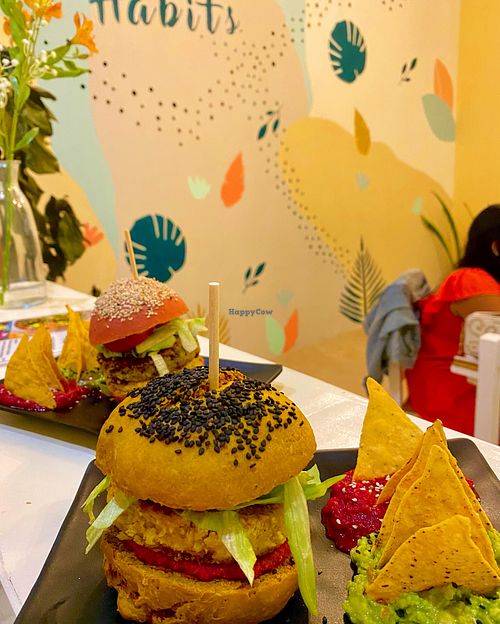 Hamburguesas veganas  at Habits in Holbox