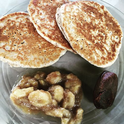 Pan cakes at Las 3 Puertas in Cancun