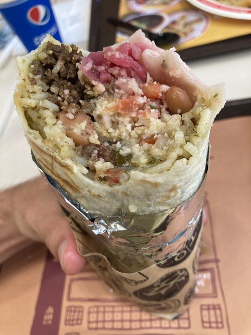 Vegan burrito!  at Taqado - Dubai Mall in Dubai