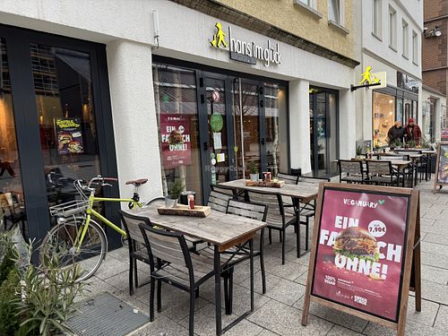 front #Veganuary at Hans im Glück in Ulm