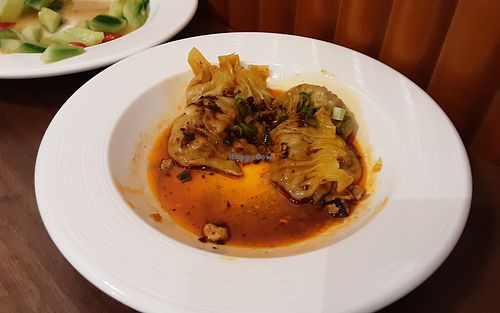 Chilli Wantons at Vegan Planet in North West London