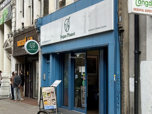 store front  at Vegan Planet in North West London