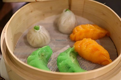 dim sum at Vegan Planet in North West London