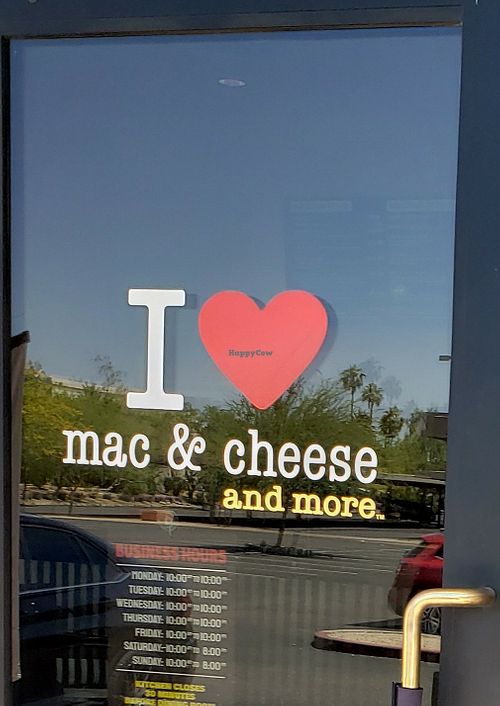 The door. at I Heart Mac & Cheese in Scottsdale