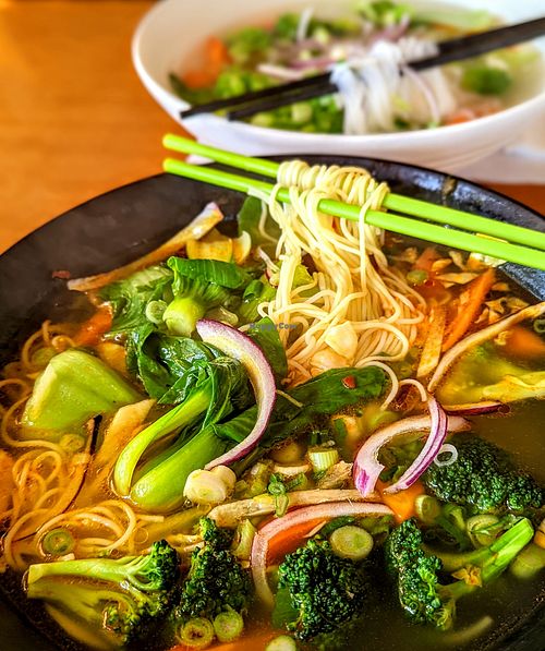 Turmeric Rice Noodle Soup at Saigon Restaurant in Santa Barbara