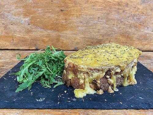 Vegan Croque Monsieur at Refuel Your Soul in North London