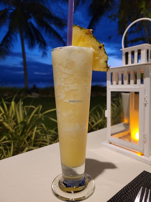 Pineapple shake #Veganuary at Chardonnay in Koh Phangan