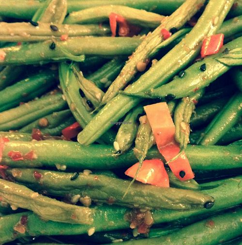 Special haricots vert appetizer at Fiction Kitchen in Raleigh