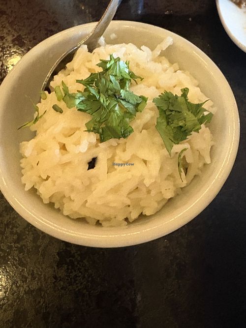  Rice that comes with the Curry Bowl at Fiction Kitchen in Raleigh