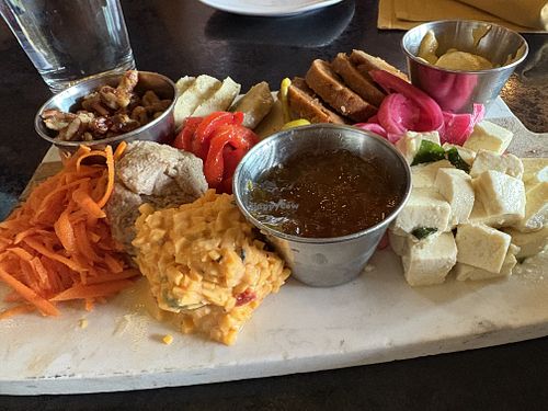  Vegan Charcuterie Board at Fiction Kitchen in Raleigh