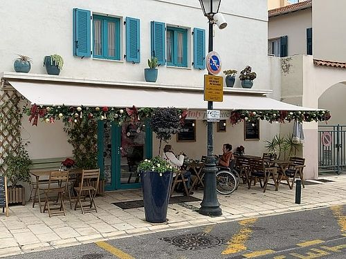 Outside at Holypaulette in Cagnes-sur-mer