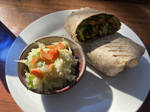 Wrap and Slaw at Cafe Organic in Fort Walton Beach