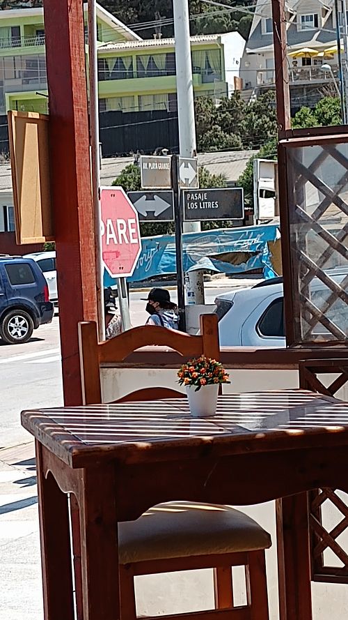 Ubicación, es el primer restaurant que se ve  #Veganuary at Agua Marina in Tongoy