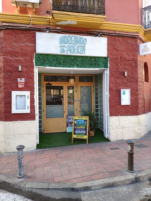 Entrance at Mareando la Huerta in Alicante