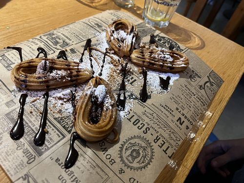 Churros als dessert 😋  at Pura Vida Vegan Tacos in Antwerpen