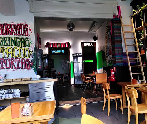 Interior at Pura Vida Vegan Tacos in Antwerpen