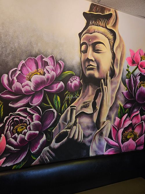 Wall Art at The Vegan Joint in Woodland Hills