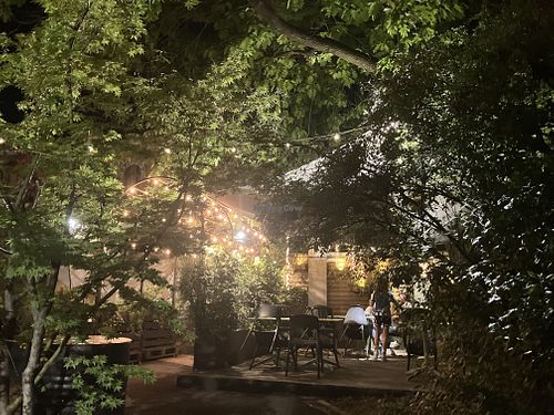 Outside tables  at The Birra in San Vittore Olona