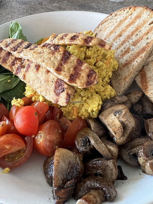 The big breakfast  at Planet Terra in Dubai