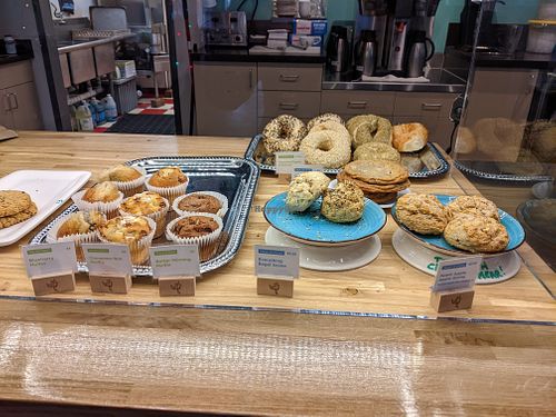 Non-vegan options, although I believe some of the bagels are naturally vegan. at Phoenix Coffee Co - East 9th in Cleveland