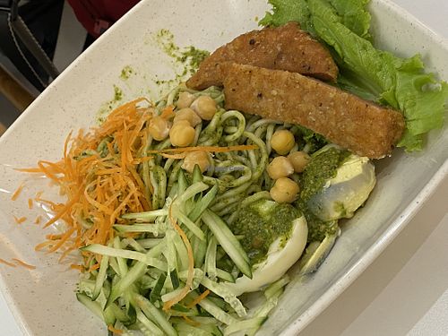 Lei Cha noodle   at Maisons Bowl in Central Singapore