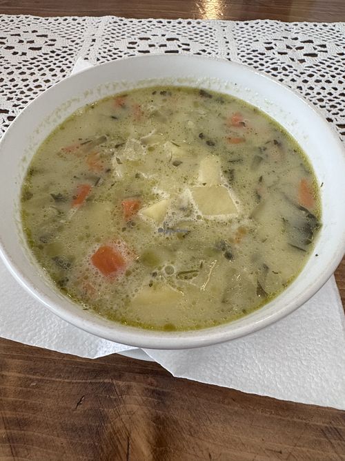 Pickled cucumber soup   at Pod Przykrywką in Wroclaw